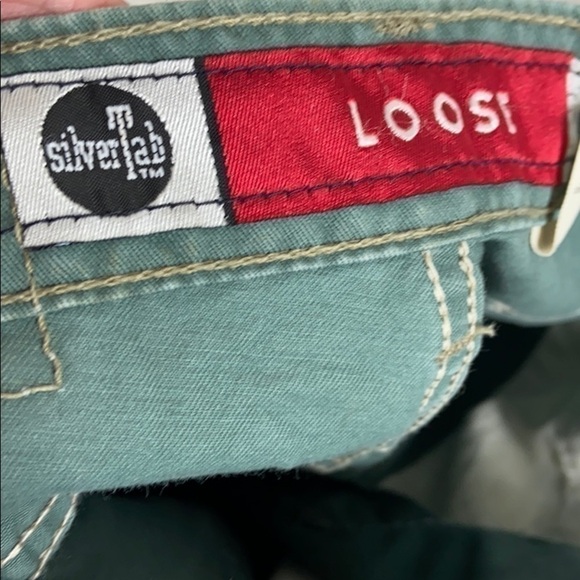 Levi’s Rare Vintage 90’s Green Silvertab Loose Fit Jeans 12(8) - Picture 3 of 10